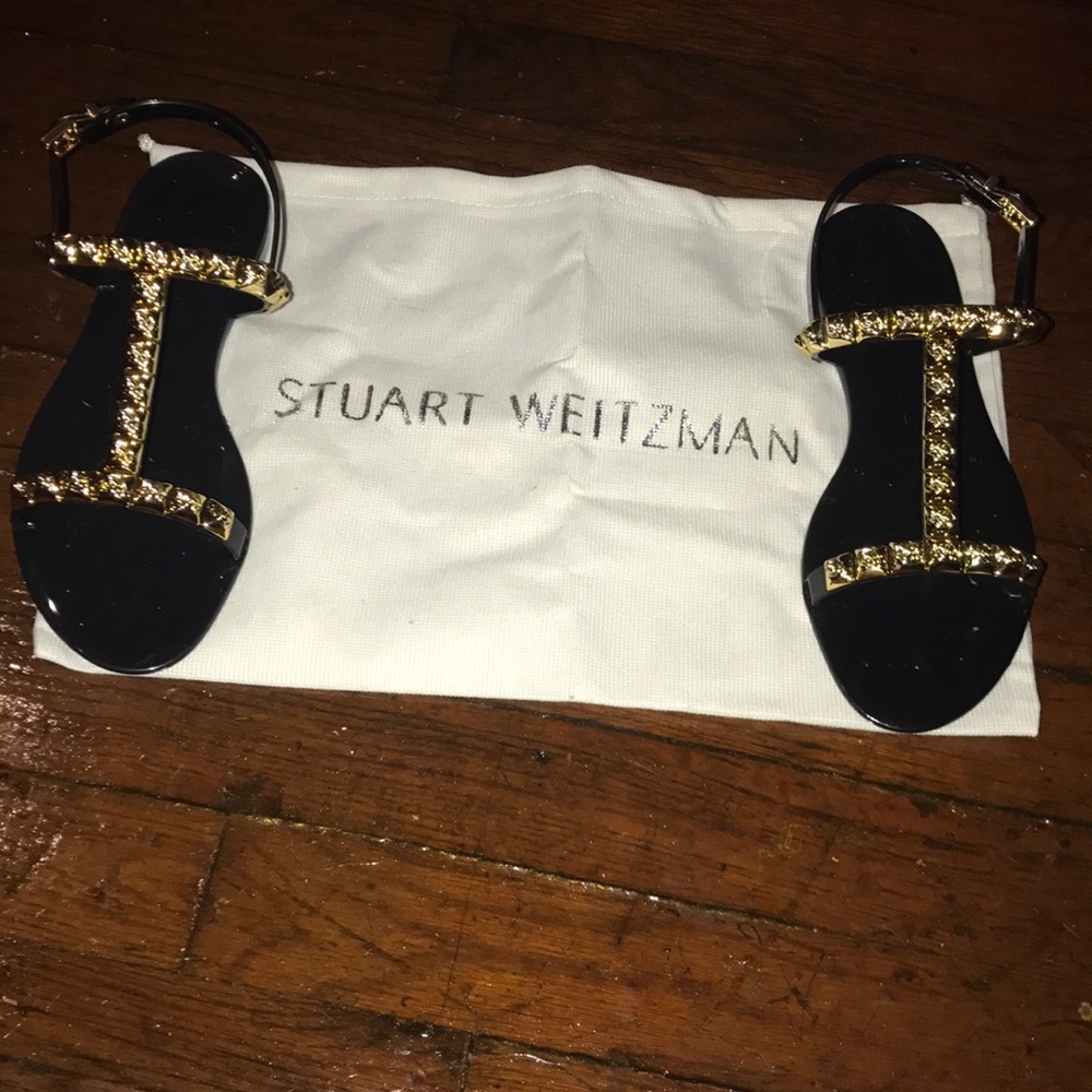 Stuart Weizman Jelrose studded sandal